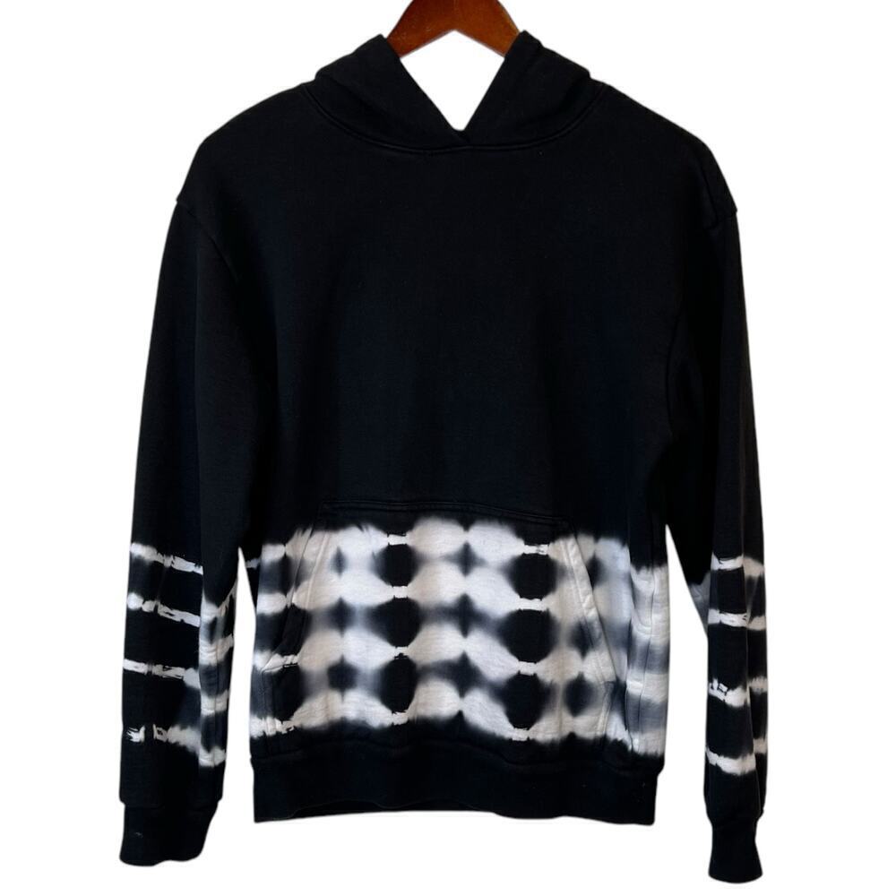 TALENTLESS Pull-over Hoodie 100% Cotton in Black and White Men's Size Small